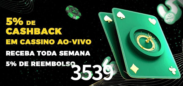 Promoções do cassino ao Vivo 3539